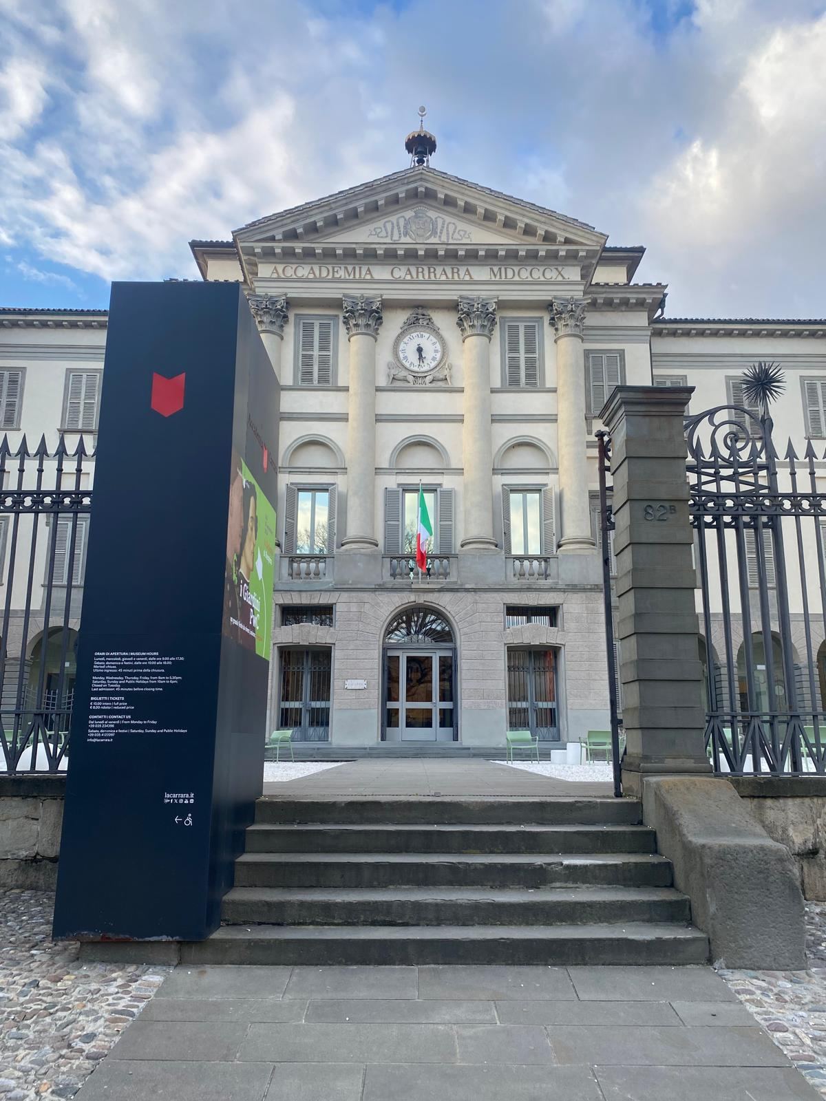 Accademia Carrara museum facade